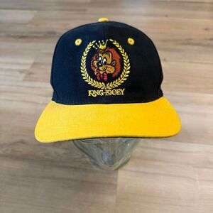 Vintage 90s MGM Grand Las Vegas Hotel King Looey Cap Embroidered SnapBack Hat